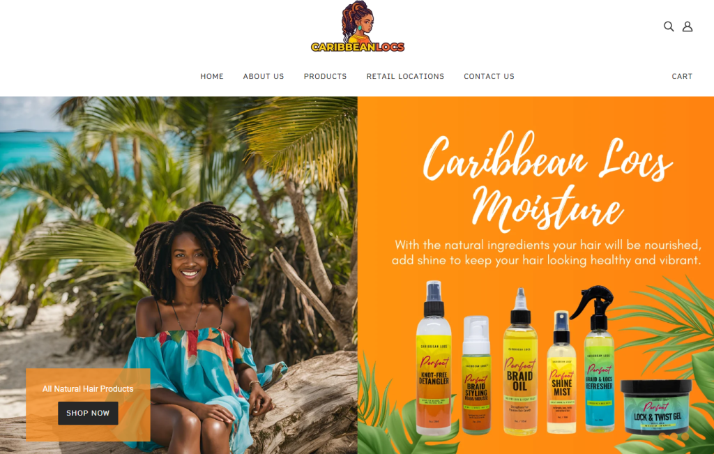 Caribbean locs website